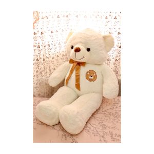 عروسک طرح خرس پاپیون طلایی ارتفاع ۱۰۰ سانتی متر